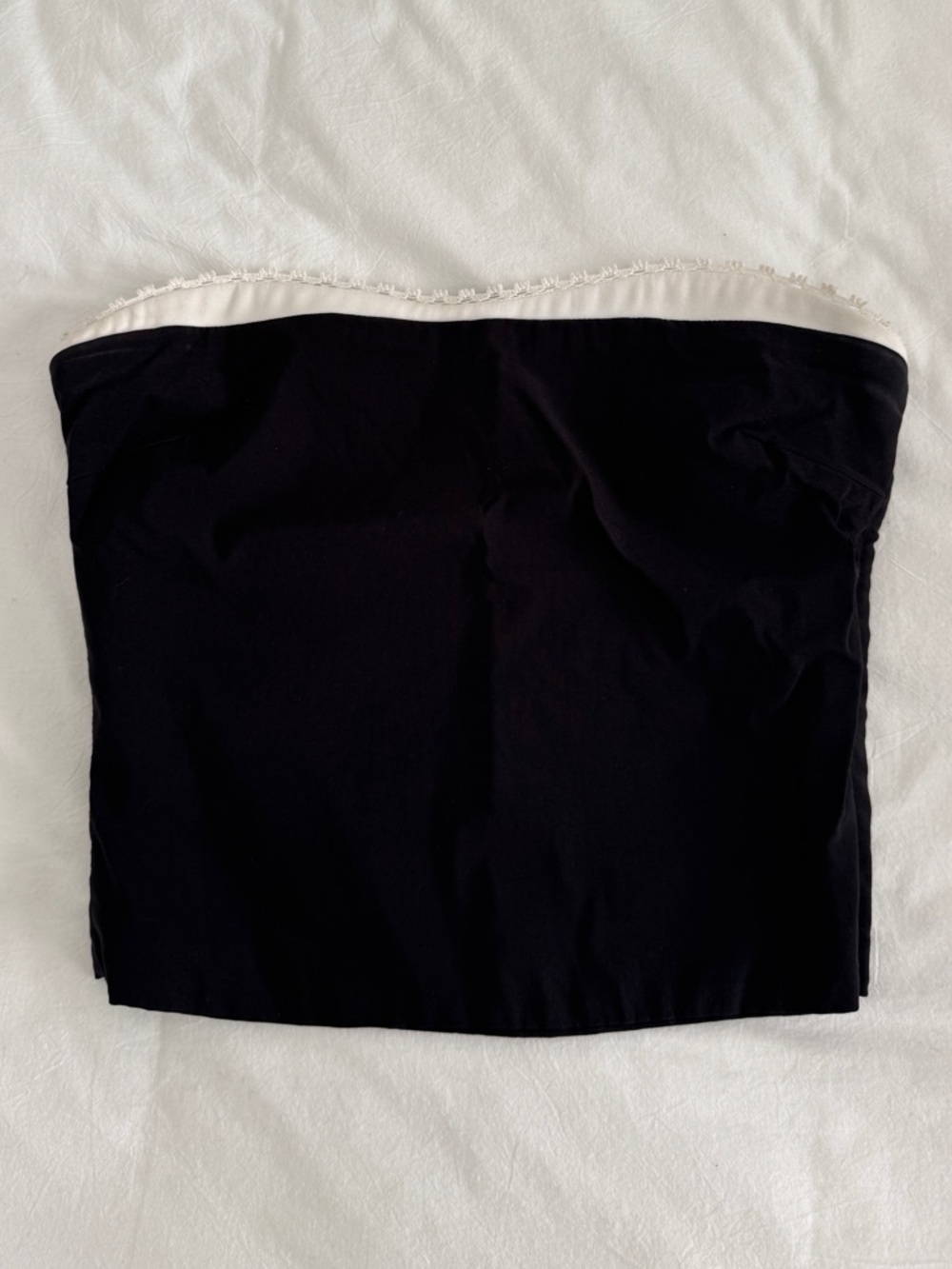 Zara Black Strapless Top